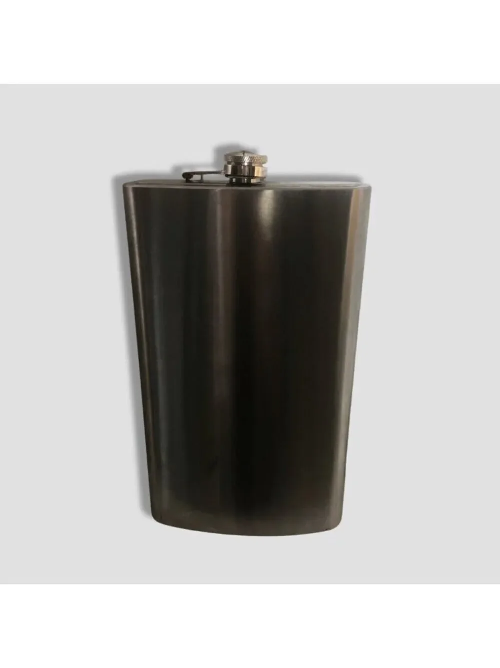Vintage Stainless Steel Flask Liquor Hip Pocket Silver